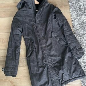TNA Dark Gray Hooded Parka